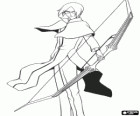 Uryu Ishida, the Quincy archer is the main enemy of Ichigo in Bleach