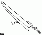 Zangetsu, weapon used by Ichigo in the anime Bleach
