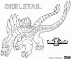 Skeletail. Invizimals. The Skeletails dominate the power of electricity, its two tails are electric weapons