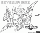 Skysaur Max. Invizimals. Flying saurian that launch the egg as their best weapon