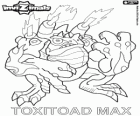 Toxitoad Max. Invizimals. The Toxitoads are like frogs and their weapons are the toxic waste that have inside
