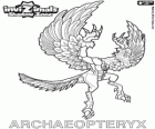 Archaeopteryx. Invizimals Shadow Zone. An aggressive flying dinosaur, the mother of all birds