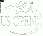 Logo of the U.S. Open, the fourth and last Grand Slam tennis tournament