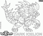Dark Icelion. Invizimals Shadow Zone. The darkest of the dark Invizimals with its huge claws, the only creature able to challenge Campbell