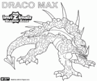 Draco Max. Invizimals Shadow Zone. An ancient dragon carved in stone with great force