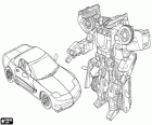 Autobot: Transformers Toy, the car and the robot in which it transforms