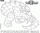 Firecracker Max. Invizimals Shadow Zone. Creatures of fire and ashes that live at the bottom of the volcanoes
