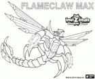 Flameclaw Max. Invizimals Shadow Zone. This creature resembling a scorpion is the king of the Egyptian desert
