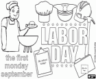 Labor Day or the day of Work, on the first Monday in September in the U.S. is celebrated as the symbolic end of summer with family barbecues