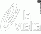 Logo of The Tour of Spain, La Vuelta, cycling competition staged that takes place on Spanish roads for three weeks