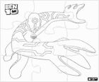 Ben 10 Puzzle. Puzzle of Upgrade in action