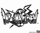 Inazuma Eleven logo. Nintendo video game and anime manga