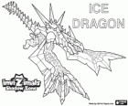 Ice Dragon. Invizimals Shadow Zone. Lives in the glaciers of the Antarctic ice plains, a frozen skin protects him