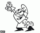 Dexter, the boy genius is the main protagonist of the adventures of Dexter's Laboratory