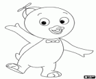 Pablo is a penguin with a tie and hat with propeller, one of the protagonists of the friends in the garden, The Backyardigans