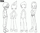 Code Lyoko, the protagonists of the adventures are a group of students