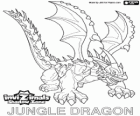 Jungle Dragon. Invizimals Shadow Zone. Dragons of the jungle have a powerful weapon, an acid that spit against the enemy