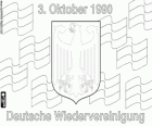 German Unity Day in commemoration of the October 3, 1990