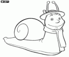 Brian the snail, a character from Dougal - The Magic Roundabout