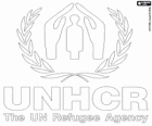 UNHCR logo, United Nations High Commissioner for Refugees