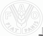 FAO logo, Food and Agriculture Organization of the United Nations