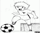 Puzzle of the anime Captain Tsubasa