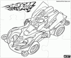 Scan2Go puzzle. The racing car of Kayuza Daidoh