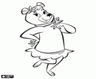 The beautiful bear Cindy is the girlfriend of Yogi Bear