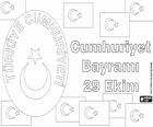 Day of the Republic of Turkey, October 29. Commemorates the proclamation of the republic in 1923