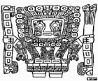 Viracocha or the god of the thunderbolts, the most important of the Andean gods, the creator god
