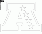 AFC logo. Logo of the American Football Conference, one of the conferences of the NFL