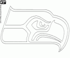 Seattle Seahawks logo, football team in the NFC West Division, Seattle, Washington