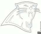 Carolina Panthers logo, american football team in the NFC South division, Charlotte, North Carolina