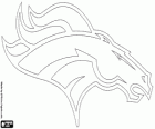 Denver Broncos logo, american football team in the AFC Western Division, Denver, Colorado