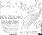 New Zealand rugby world champion. Rugby World Cup 2011