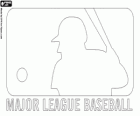 MLB logo, Major League Baseball in the United States and Canada