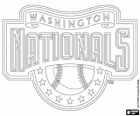 Washington Nationals logo, baseball team from the National League Eastern Division, Washington D.C.
