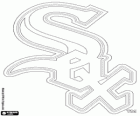 Chicago White Sox logo, baseball team in the American League's Central Division, Chicago, Illinois