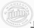 Minnesota Twins logo, professional baseball team based in Minneapolis, Minnesota. American League Central Division 
