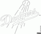 Los Angeles Dodgers logo, professional baseball team in the West Division National League, Los Angeles, California