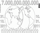 On October 31, 2011 was born the world's 7,000 million inhabitant