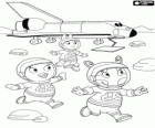 The Backyardigans astronauts have arrived at Mars, the shuttle has landed on Mars
