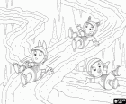 The adventures of astronauts Austin, Uniqua and Pablo in the incredible planet Mars