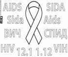 World AIDS Day, December 1. The red ribbon is the global symbol of solidarity against AIDS