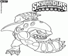 Skylander Terrafin, the boxing champion. Land Skylanders