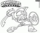 Skylander Chop Chop, a tough warrior with sword and shield. Undead Skylanders