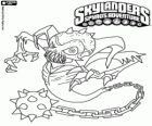 Skylander Ghost Roaster, a creature that eats bad ghosts. Undead Skylanders