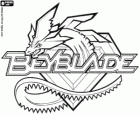 Beyblade logo with the dragon