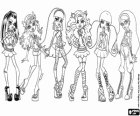 The girls from Monster High