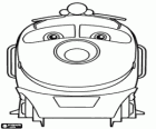 Koko, an electric locomotive from Chuggington